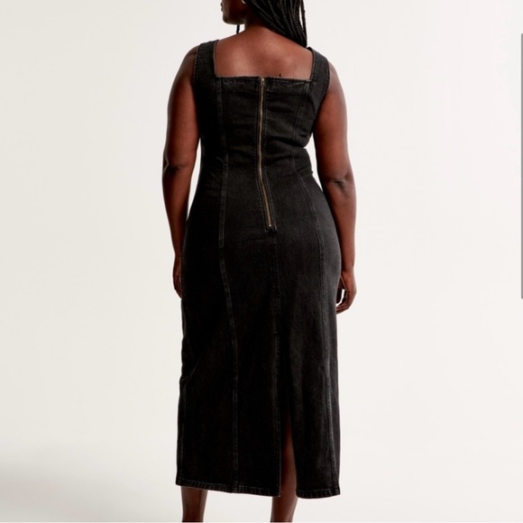 Abercrombie & Fitch Midi Denim Dress - Picture 4 of 6